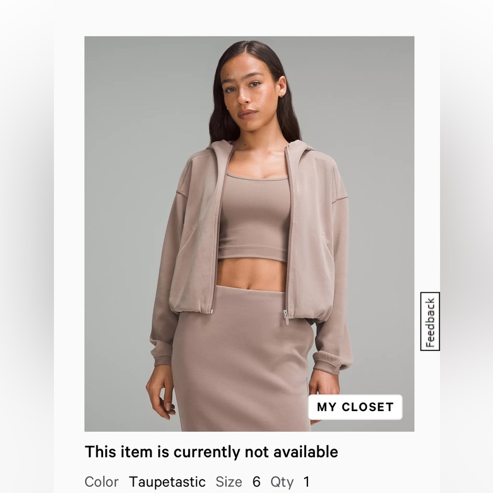 lululemon zip up